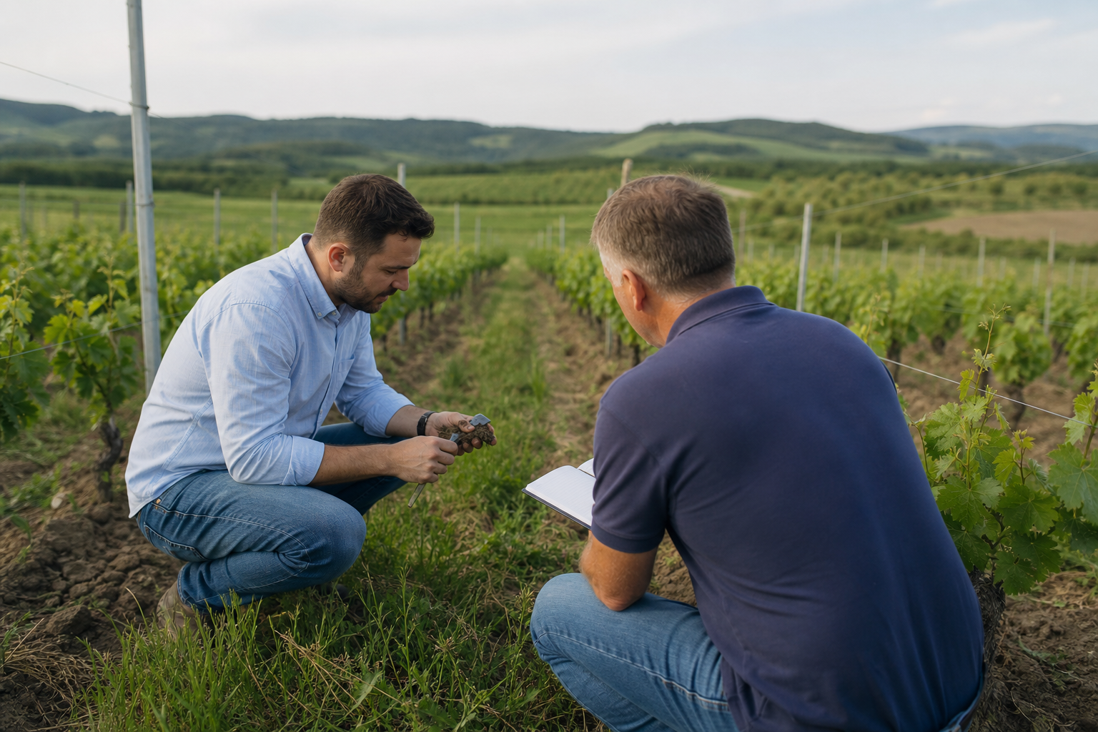 Stručne konsultacije u vinogradu